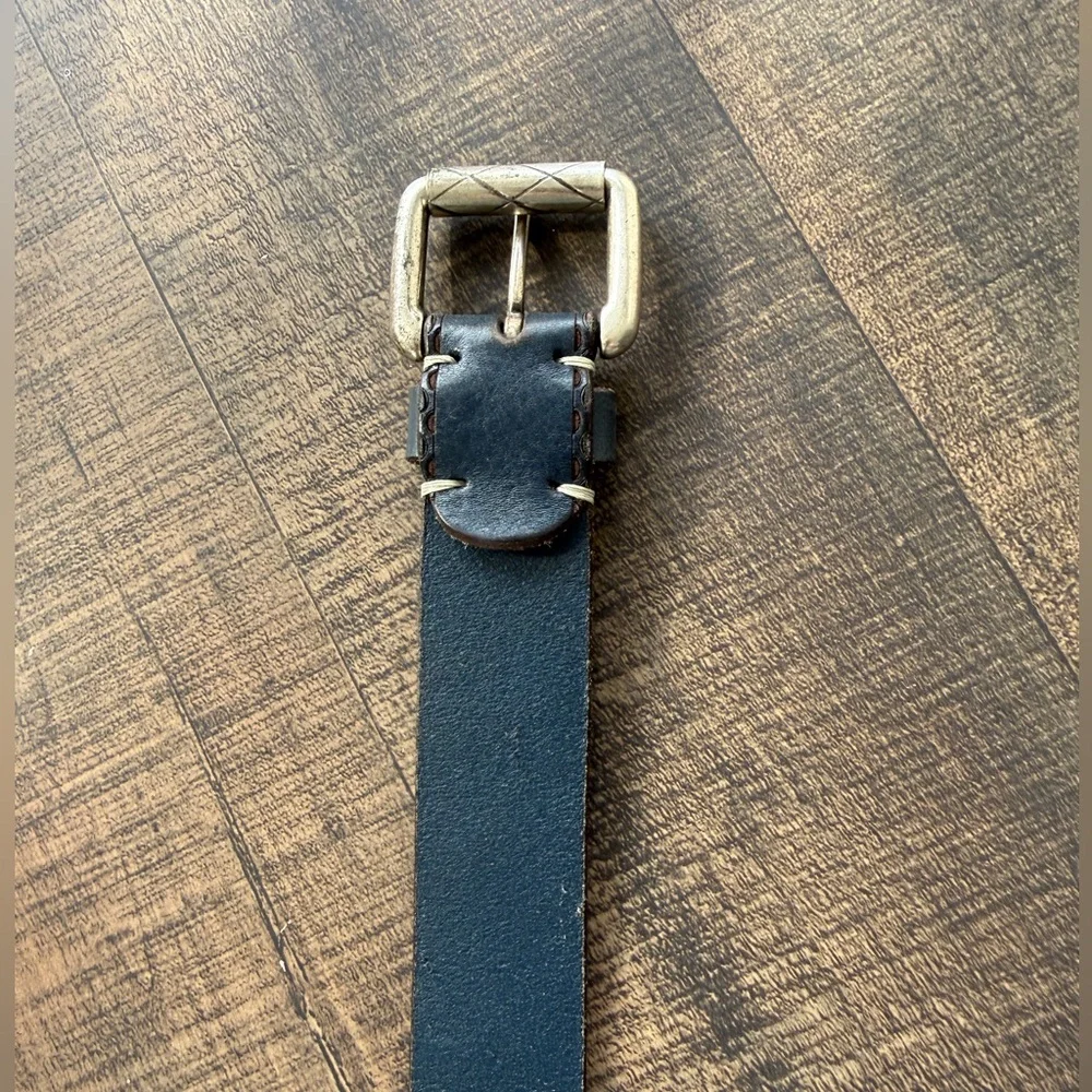 Martin Dingman Men’s Belt Blue Saddle Leather Sz. 36. Exc Cond!!